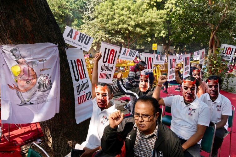 Amazon workers in India join Black Friday strike action for better wages and working conditions